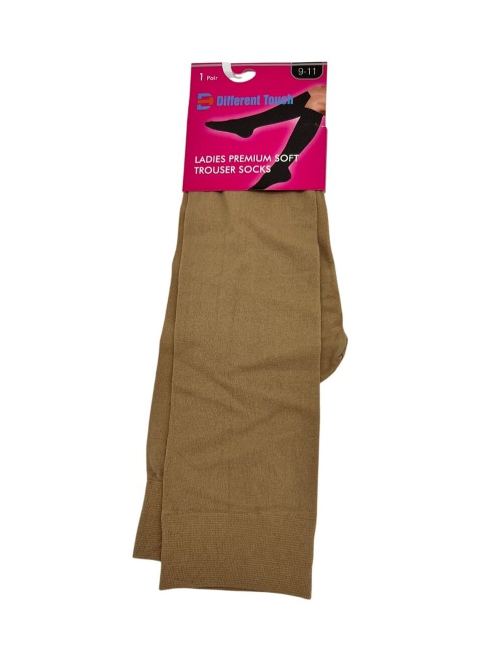 NWT Different Touch Womens Knee High Ladies Premium Soft Trouser Socks Sz 9-11